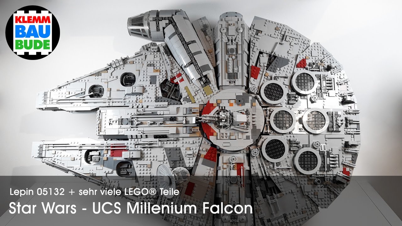 Lepin 05132 Star Wars – UCS Millenium Falcon – modifiziert, erweitert, Prints, Licht / LEGO® 75192