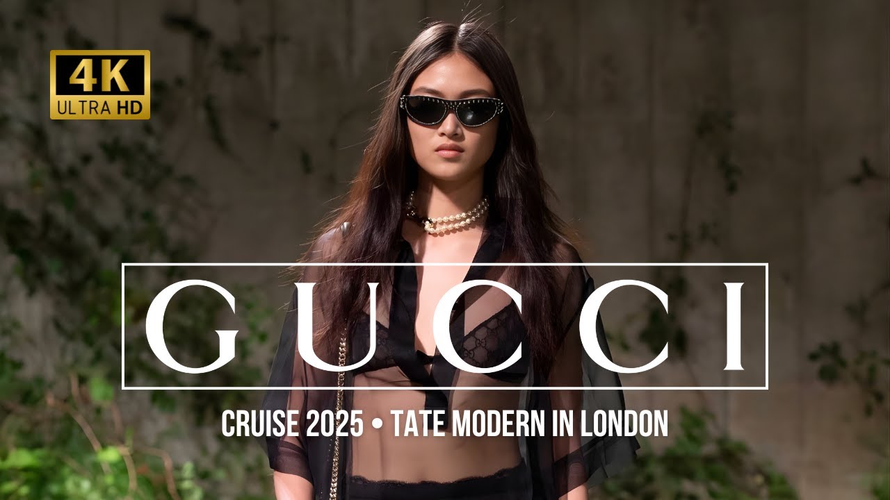 GUCCI Cruise 2025: показ мод в галерее Tate Modern в Лондоне