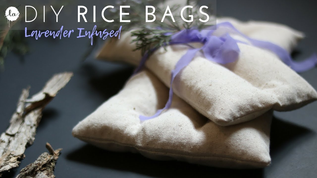 Lavender Infused - DIY Rice Bag - Heat therapy  or Ice-pack