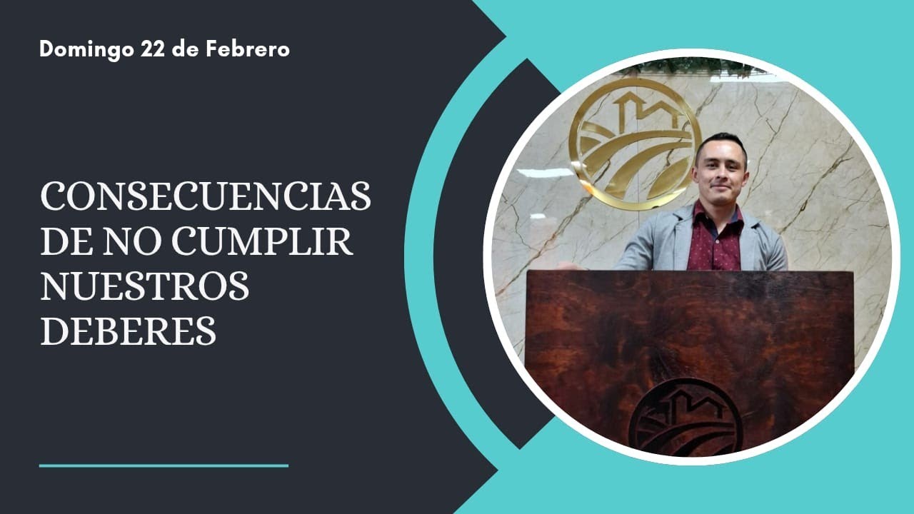 Consecuencias de no Cumplir Nuestros Deberes Delante de Dios | David Vidal