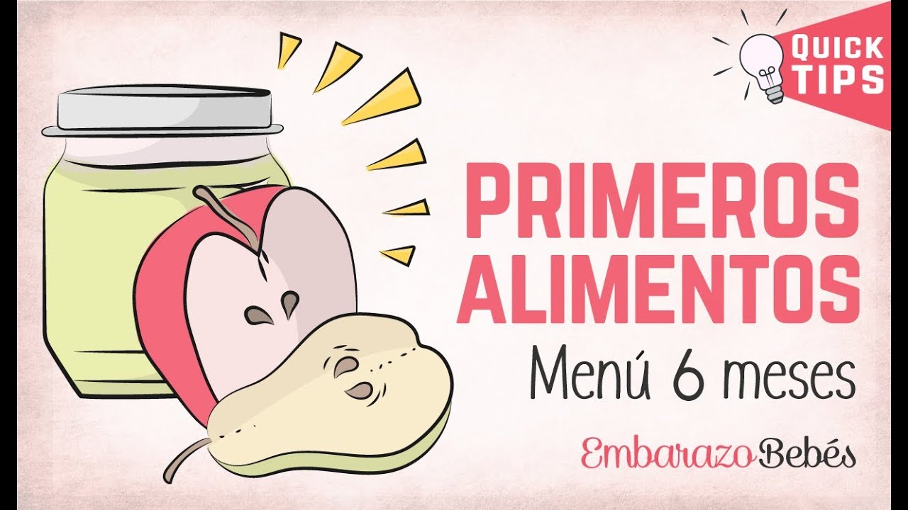 😋🍎 PAPILLAS para BEB&Eacute;S de 6 MESES  (Primeros alimentos)