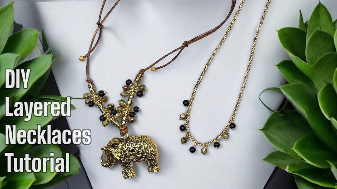 DIY Layered Necklaces Tutorial | How to Make a Slip Knot Necklace
