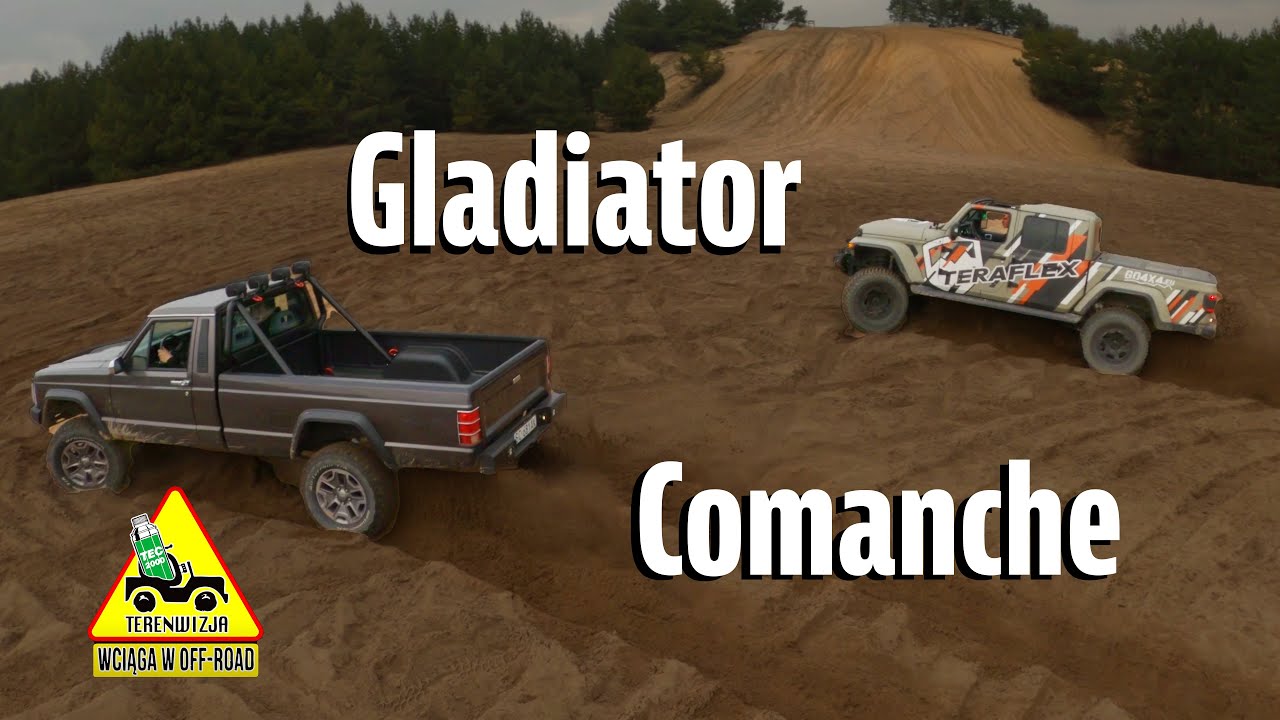 Comanche i Gladiator - Pickupy według Jeepa
