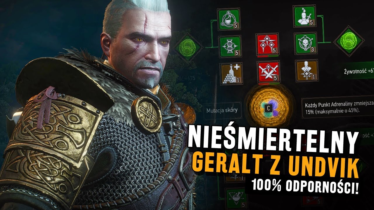 Nieśmiertelny GERALT z UNDVIK z ogromną odpornością na obrażenia i regeneracją zdrowia!