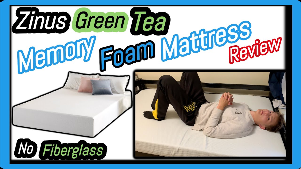 ZINUS 8-Inch Green Tea Memory Foam Mattress Review and Unboxing