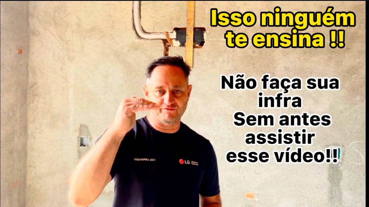 Como posicionar o ponto do  Ar condicionado na obra !! Se liga no forro !!!
