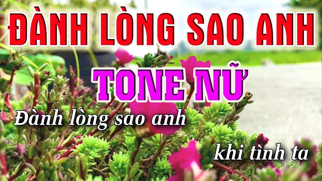Đành Lòng Sao Anh Karaoke [ Tone nữ ] Beat Karaoke Nhạc Sống Chất Lượng Cao 2022 | Lâm ORGAN