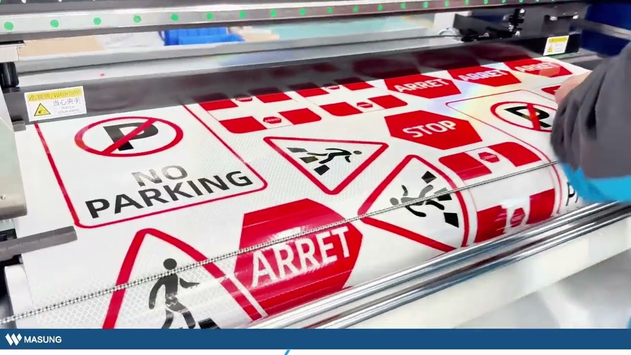 Masung MS-1590: Impresora digital industrial para señales de tráfico
