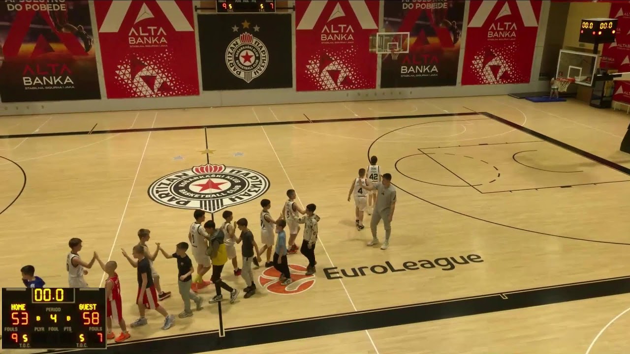Regionalna liga U12 - KK Partizan : KK Crvena zvezda