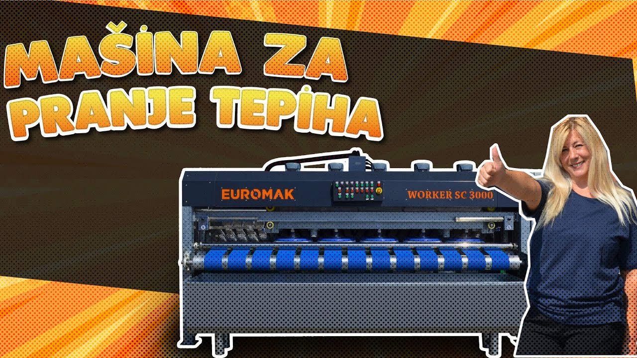WORKER SC 3000 | MAŠİNA ZA PRANJE TEPİHA | EUROMAK