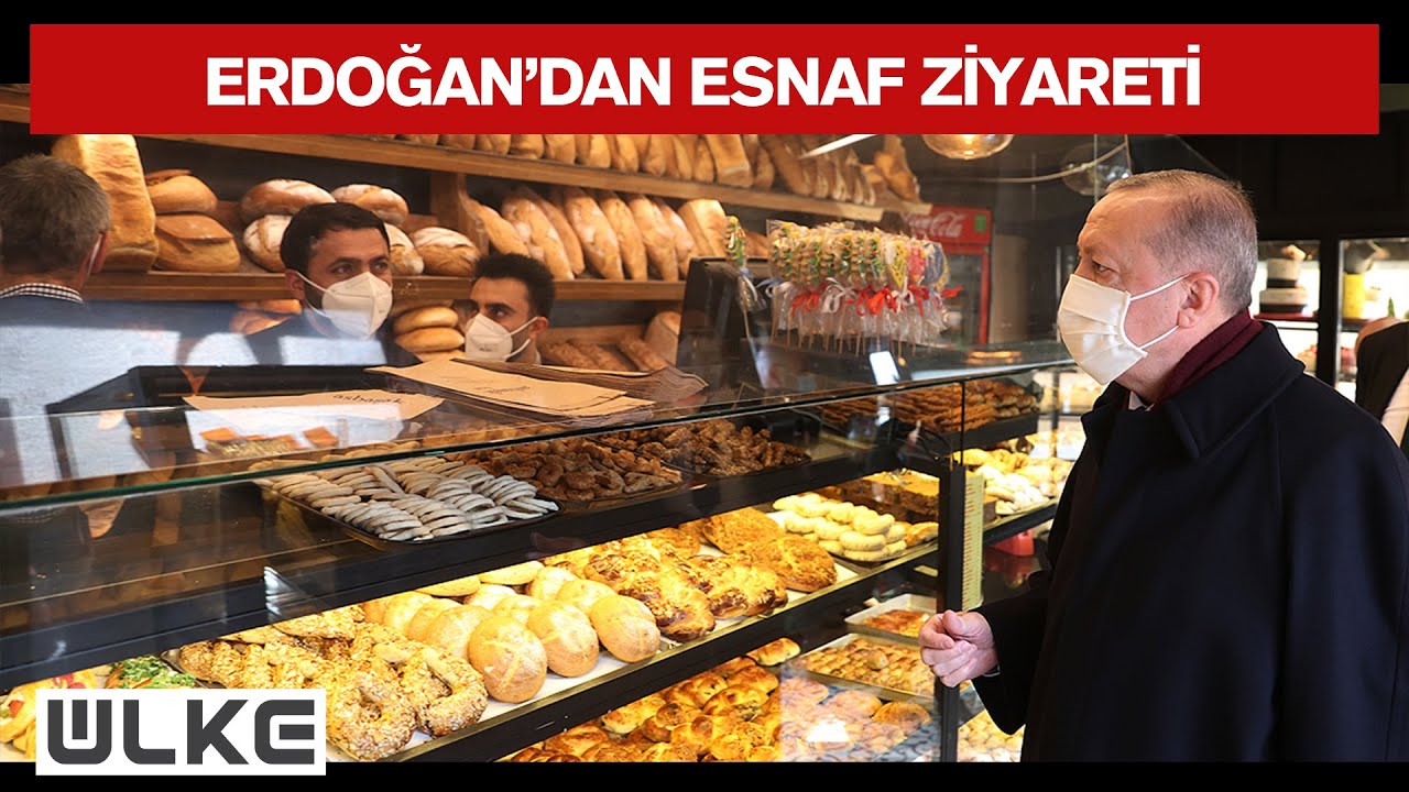 Cumhurbaşkanı Erdoğan, Bir Ekmek Fırınından Alışveriş Yaptı