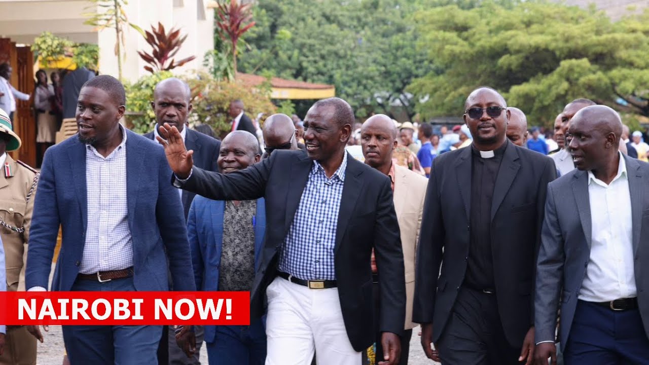 LIVE! PRESIDENT RUTO, SAKAJA AND HIS TROOP STORMS NAIROBI TO ANSWER GACHAGUA, SEND A BAD WARNING!