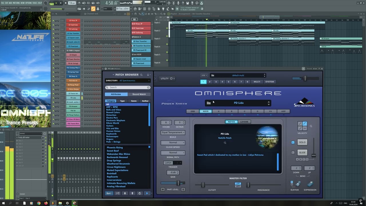 Spectrasonics Omnisphere 2 - Trance 90s-2000s soundpack
