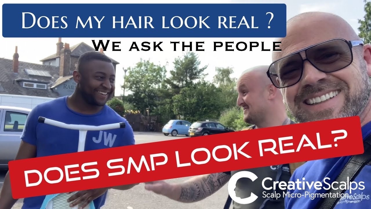 Выглядит ли SMP как настоящий? | Creative Scalps Микропигментация кожи головы