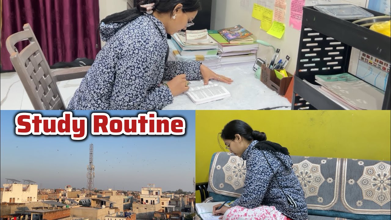 Study Routine With Full Focus 📚 | Real Daily Study Vlog | UPSC Preparation at Home