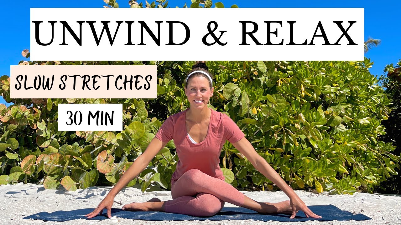 Slow Peaceful STRETCHES to UNWIND and RELAX | Practice of MEDITATION through Movement