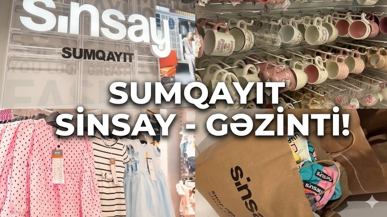 SUMQAYITDA SİNSAY MAĞAZASI💥 QİYMƏTLƏR ŞOK ETDİ💰MAĞAZA BAŞDAN SONA QƏDƏR 💥#sinsay#sumqayit