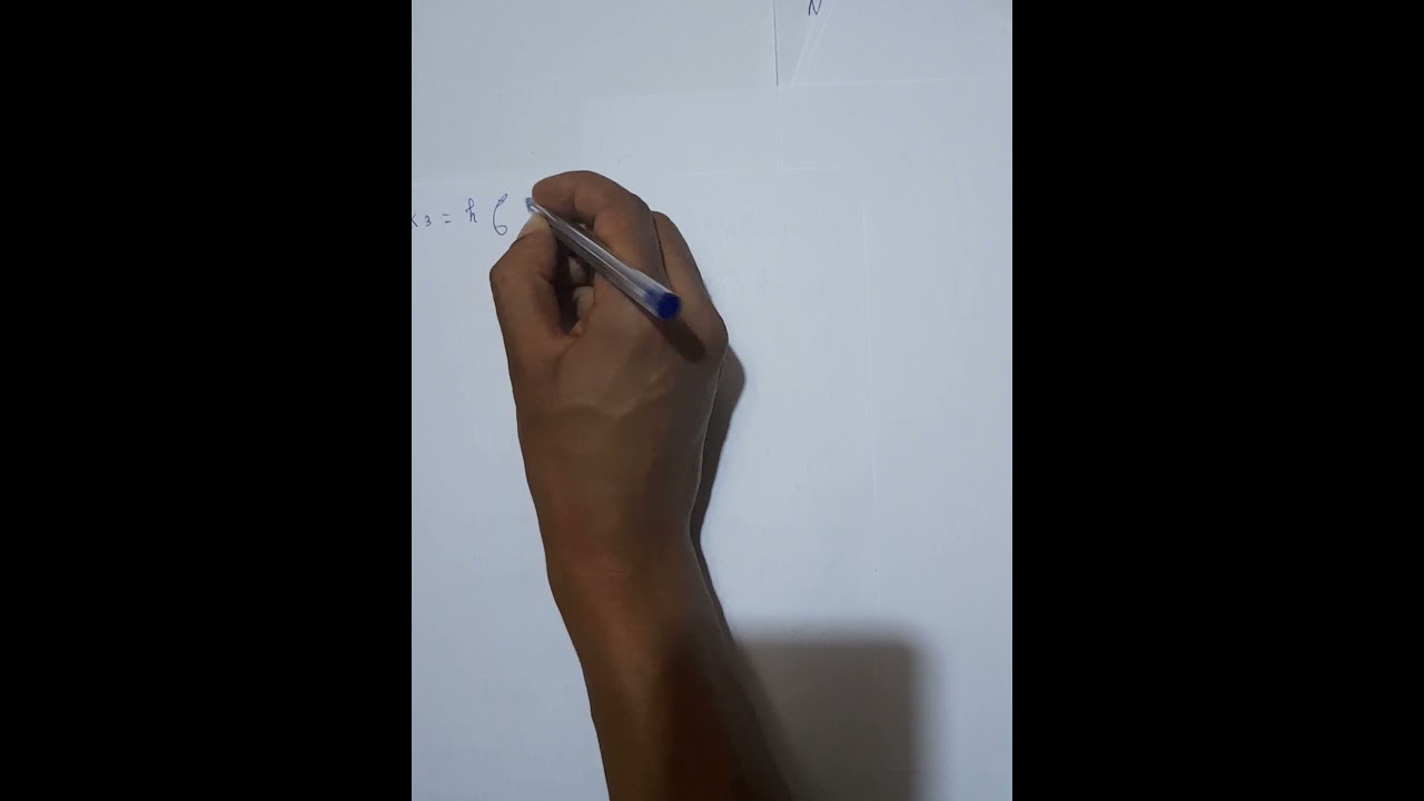 Runge_kutta d'ordre 4 méthode (equation différentiel ordinaire)