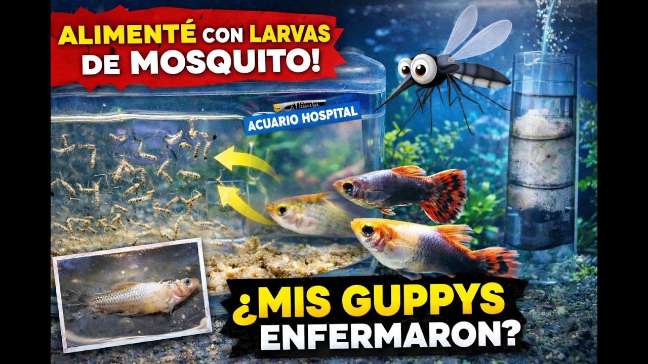 Alimento Vivo para Peces: Larvas de Mosquito - Que paso?