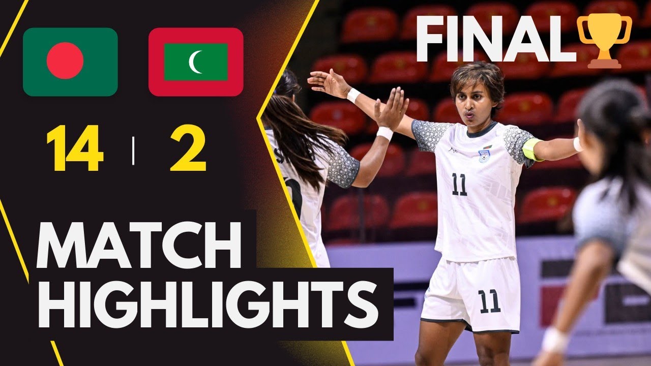 Bangladesh Vs Maldives Highlights | SAFF Women's Futsal Championship 2026 Final match |