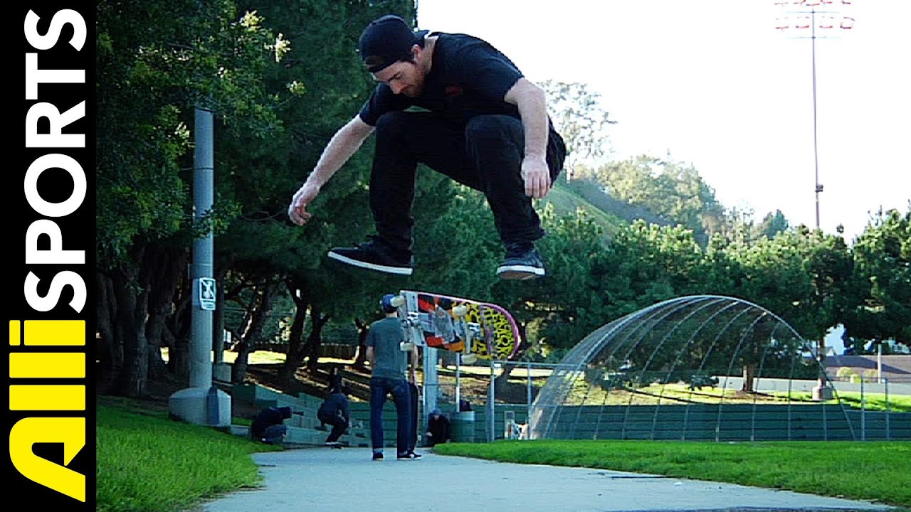 Как делать Nollie Heelflip, Майк Мо Капальди, пошаговые советы по трюкам на скейтборде Alli Sports