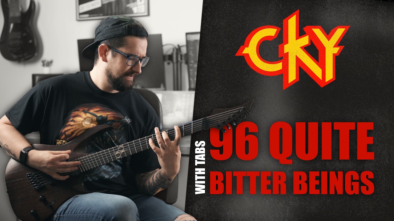 CKY - 96 Quite Bitter Beings - Guitar Cover - LEARN How to Play (TABS included)