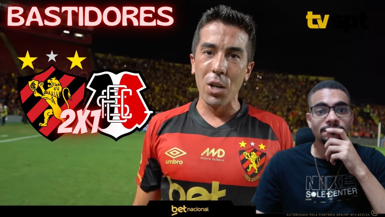 REACT : BASTIDORES SPORT 2X1 SANTA C
