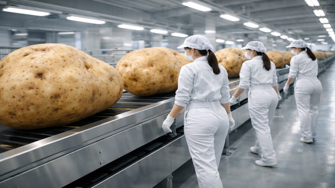 🥔 じゃがいもが大きさ別に分かれるまで｜自動選別ライン