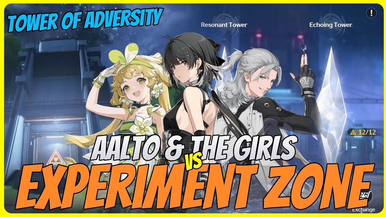 AALTO VERINA & ROVER Sweeping TOWER OF ADVERSITY : EXPERIMENT ZONE | WUTHERING WAVES