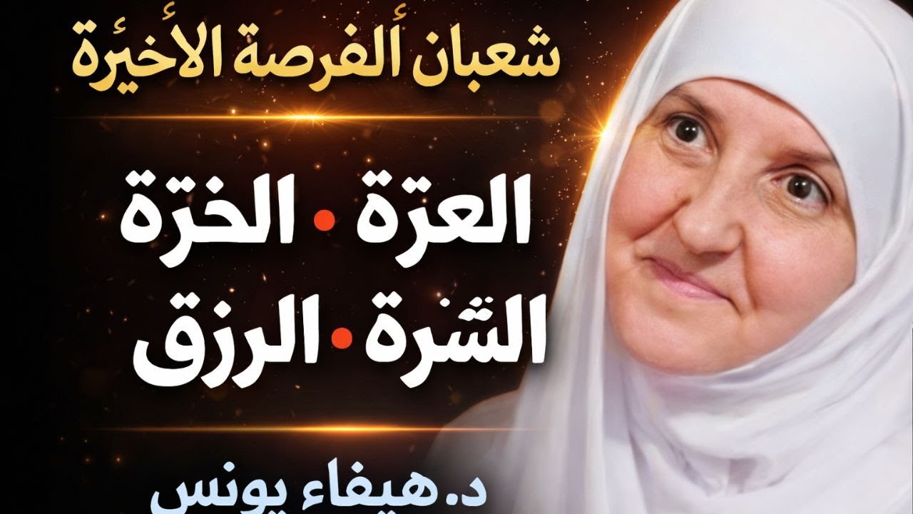 شعبانُ الفرصةُ الأخيرةُ — العِزَّةُ، الشُّهرةُ، الرِّزقُ د_هيفاء_يونس