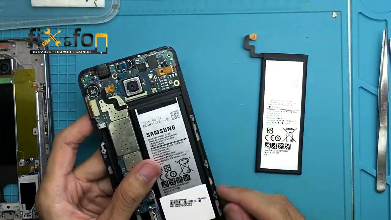 SAMSUNG NOTE 5 BATTERY REPLACEMENT / TUTORIAL CARA TUKAR BATERI SAMSUNG NOTE 5