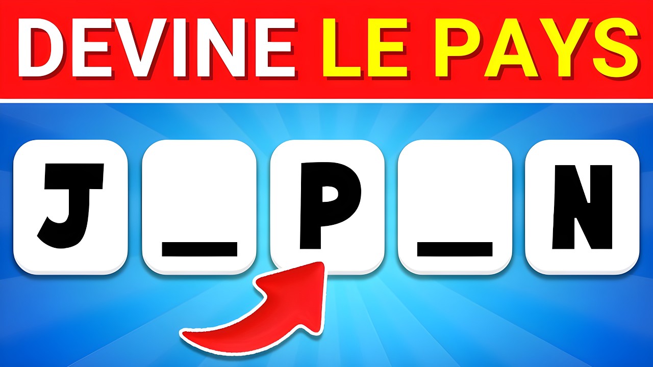 Peux-tu deviner les pays  ? 🌎🤔 Quiz des pays