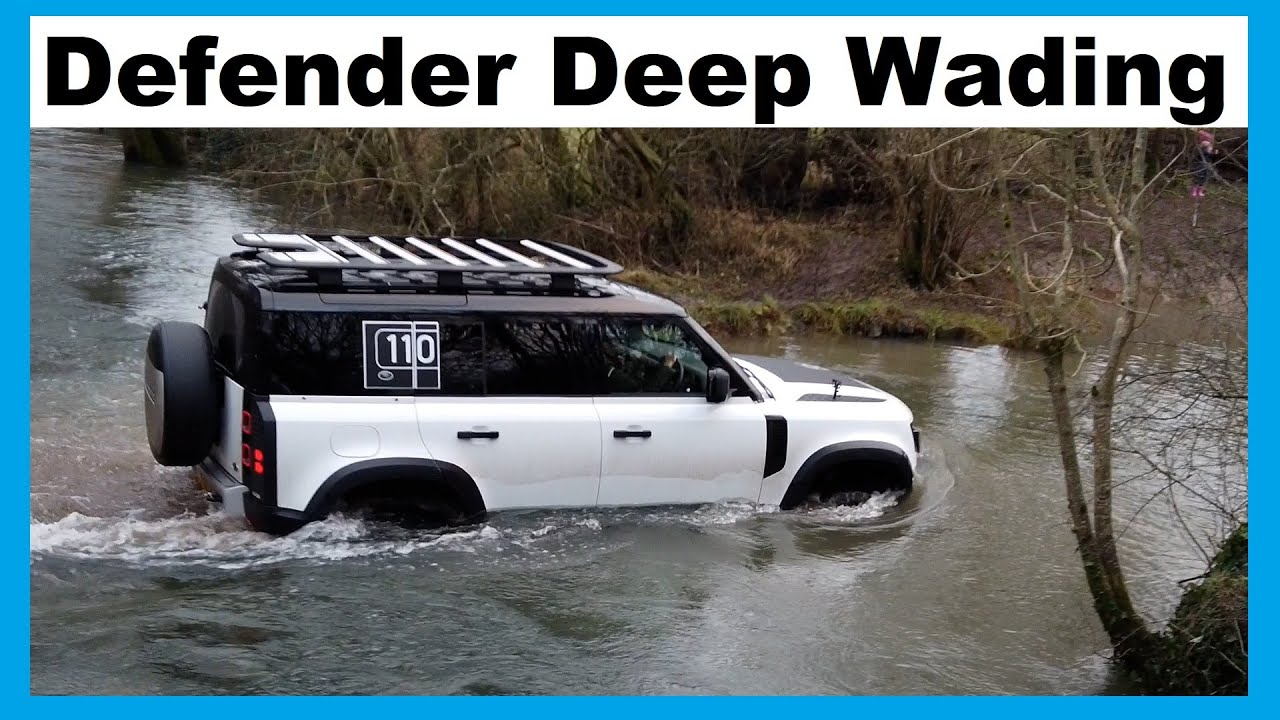 Испытание на глубоком броде на нашем новом Land Rover Defender L663