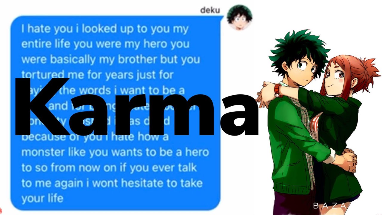 Karma by ajr—my hero academia lyric prank izuocha