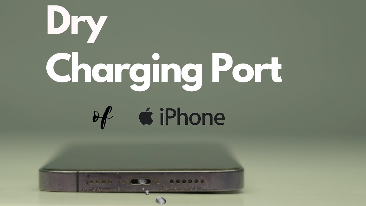 Как просушить зарядный порт iPhone (2026)
