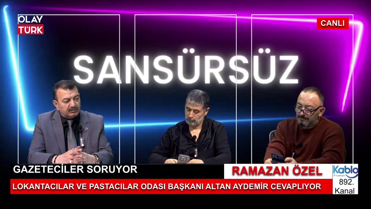 ALTAN AYDEMİR SANSÜRSÜZ RAMAZAN ÖZEL'DE GAZETECİLERİN SORULARINI CEVAPLIYOR