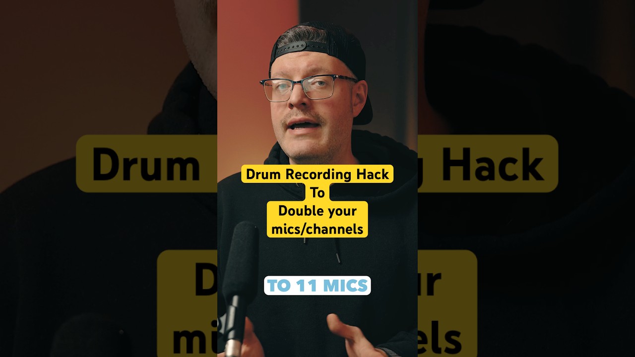Drum Recording Hack! #musicproducer