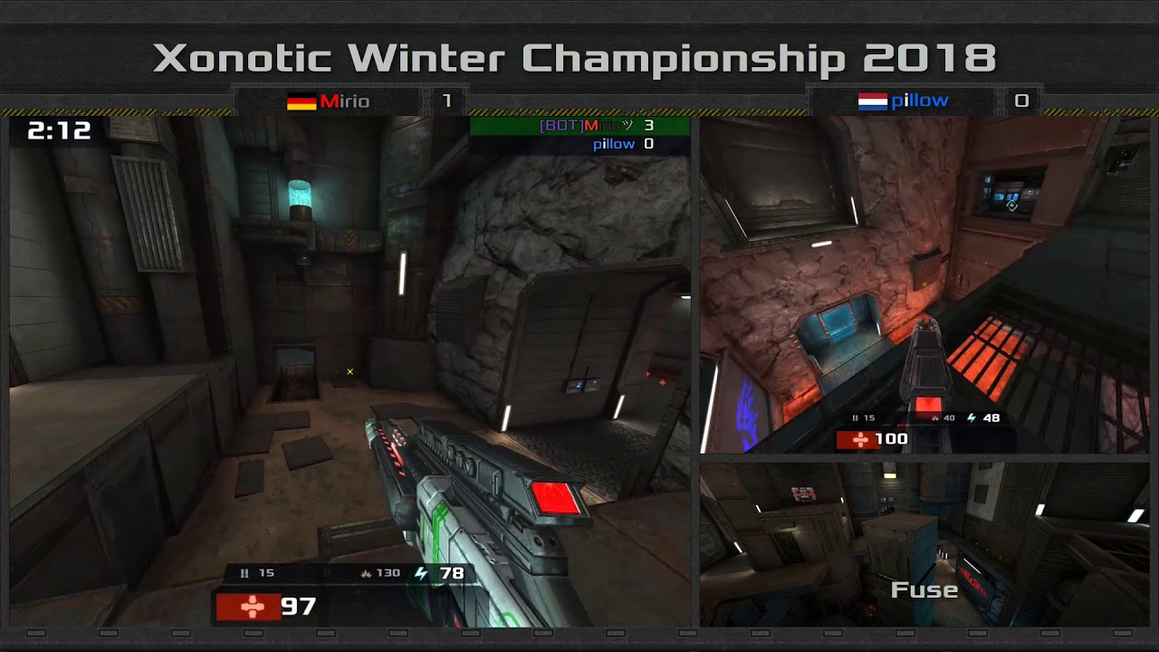 Xonotic Duel Cup, Game #26, Mirio vs pillow, Bo5