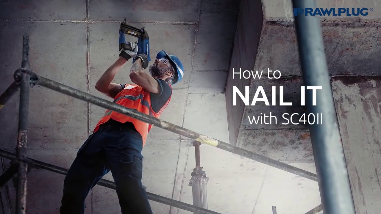 Rawlplug gas nailer SC40 II – tutorial