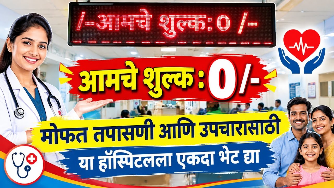 Free Hospital मोफत तपासणी आणि उपचारासाठी फेमस हॉस्पिटल #hospital #pnewsreal #pune #freehospital