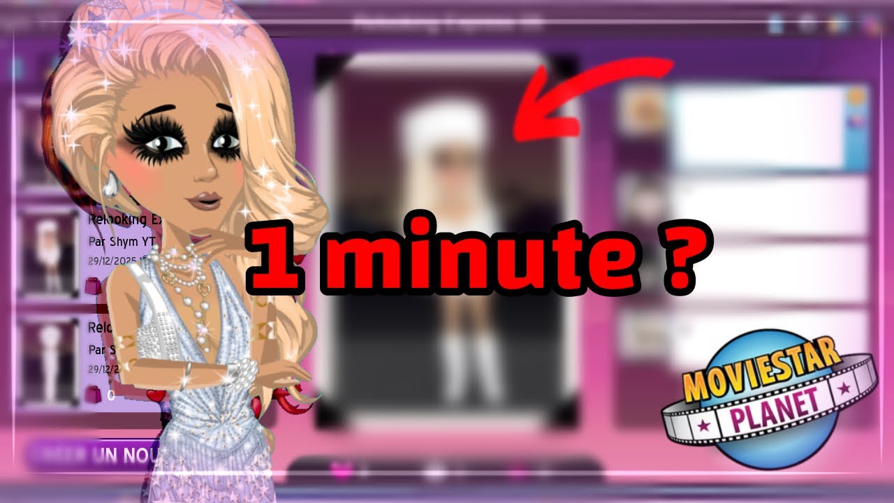 RELOOKING EN 1 MINUTE SUR MSP ! [CHALLENGE]