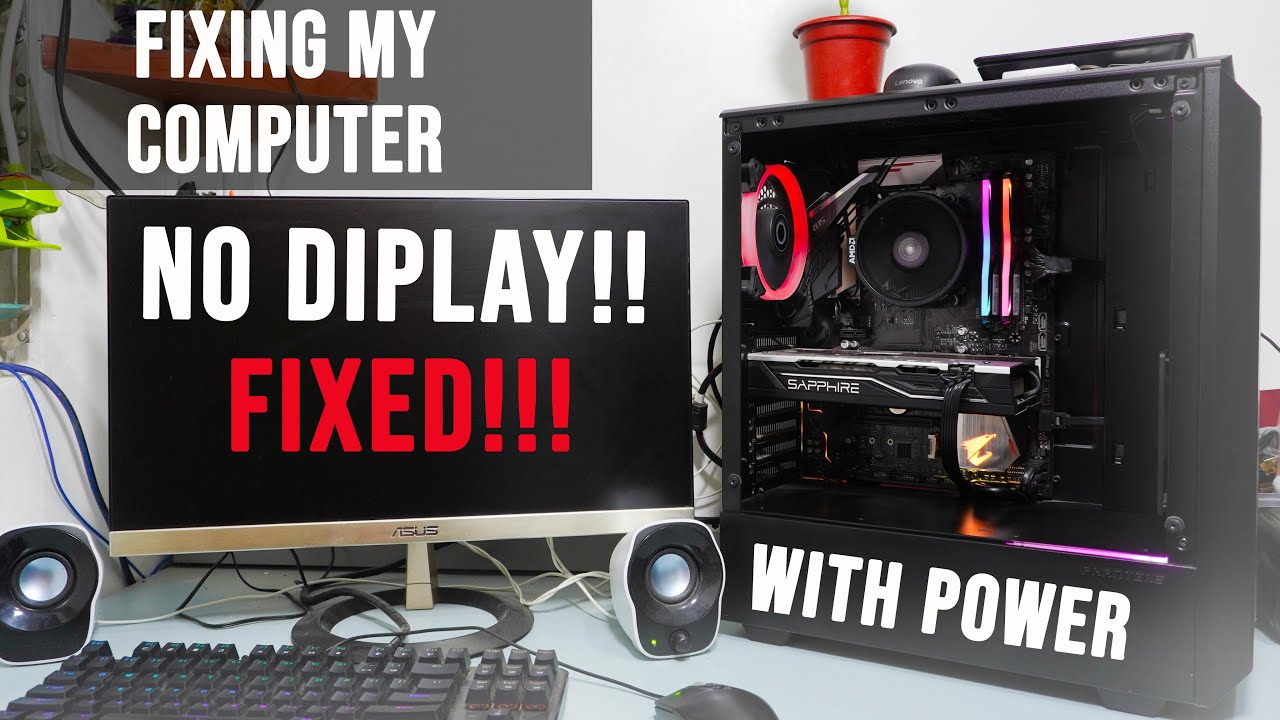 Paano mag Troubleshoot ng With POWER BUT NO DISPLAY Computer! STEP by STEP(FIXED) || RMKV PH