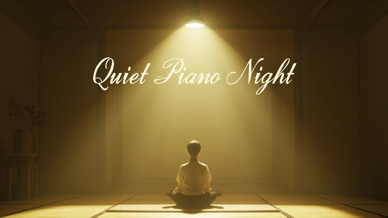 Quiet Solo Piano for Sleep 🌙 Deep Calm Night Instrumental | QuietMuseMusic🎧
