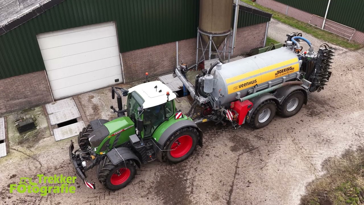 Zodebemesten | Toering | Injecting slurry | Gülle ausbringen | Fendt 724 + Veenhuis | Eland