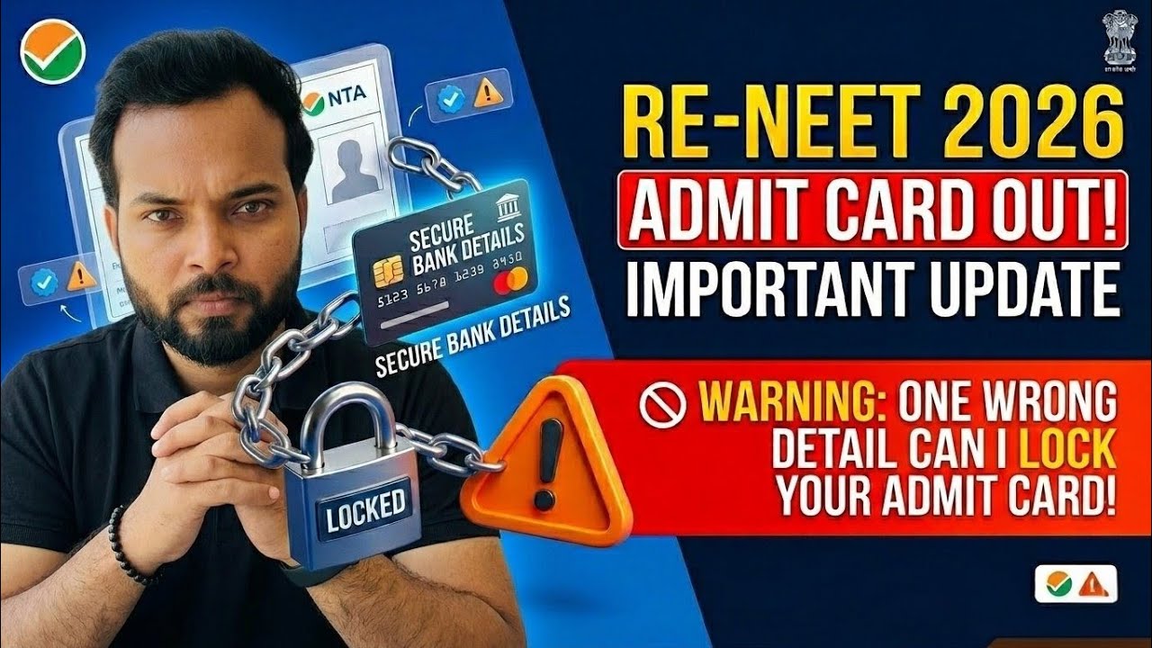 What to do about the Re-NEET admit card problem? | How to download Re-NEET admit card 2026 by Shi...