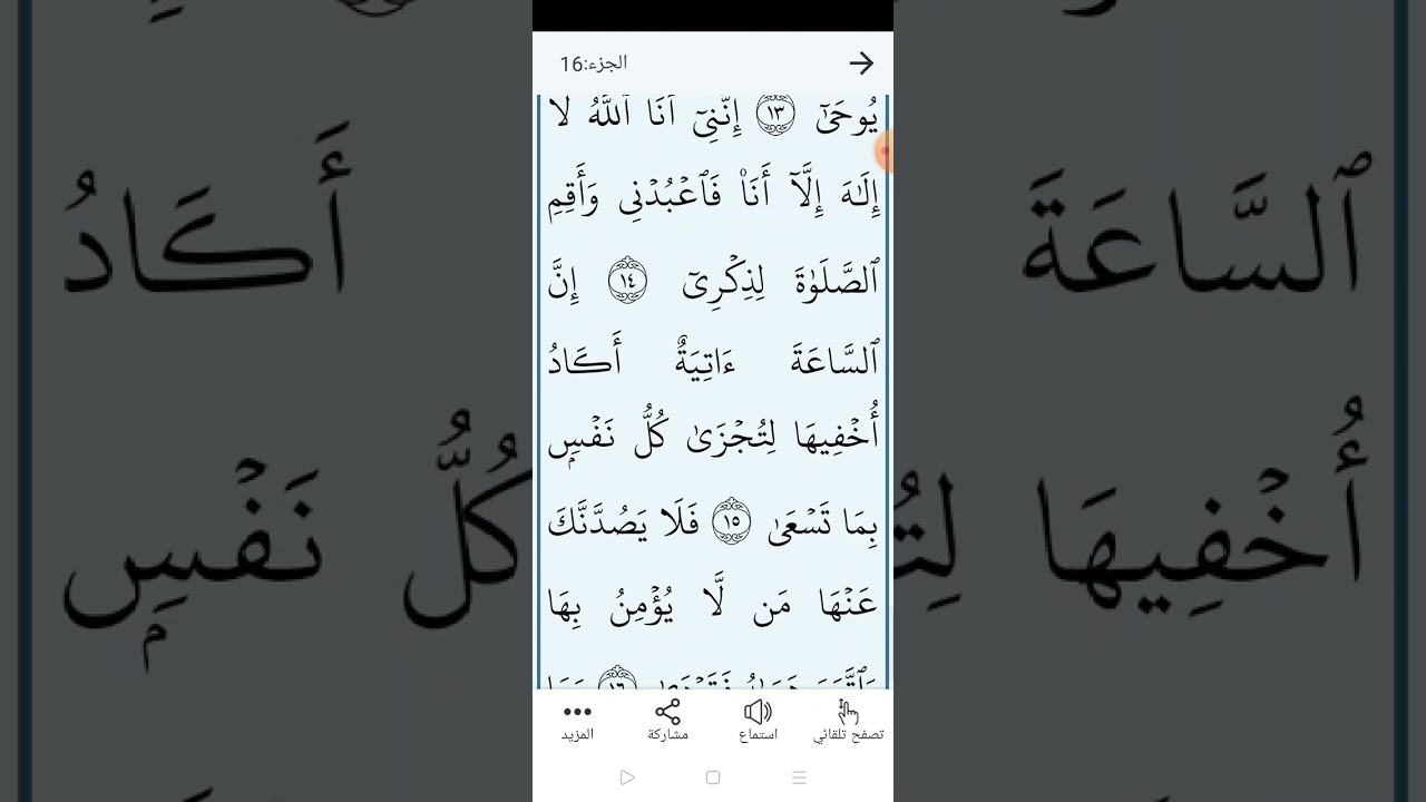 سورة طه بالتجويد المبسط الصفحة (٣١٣)