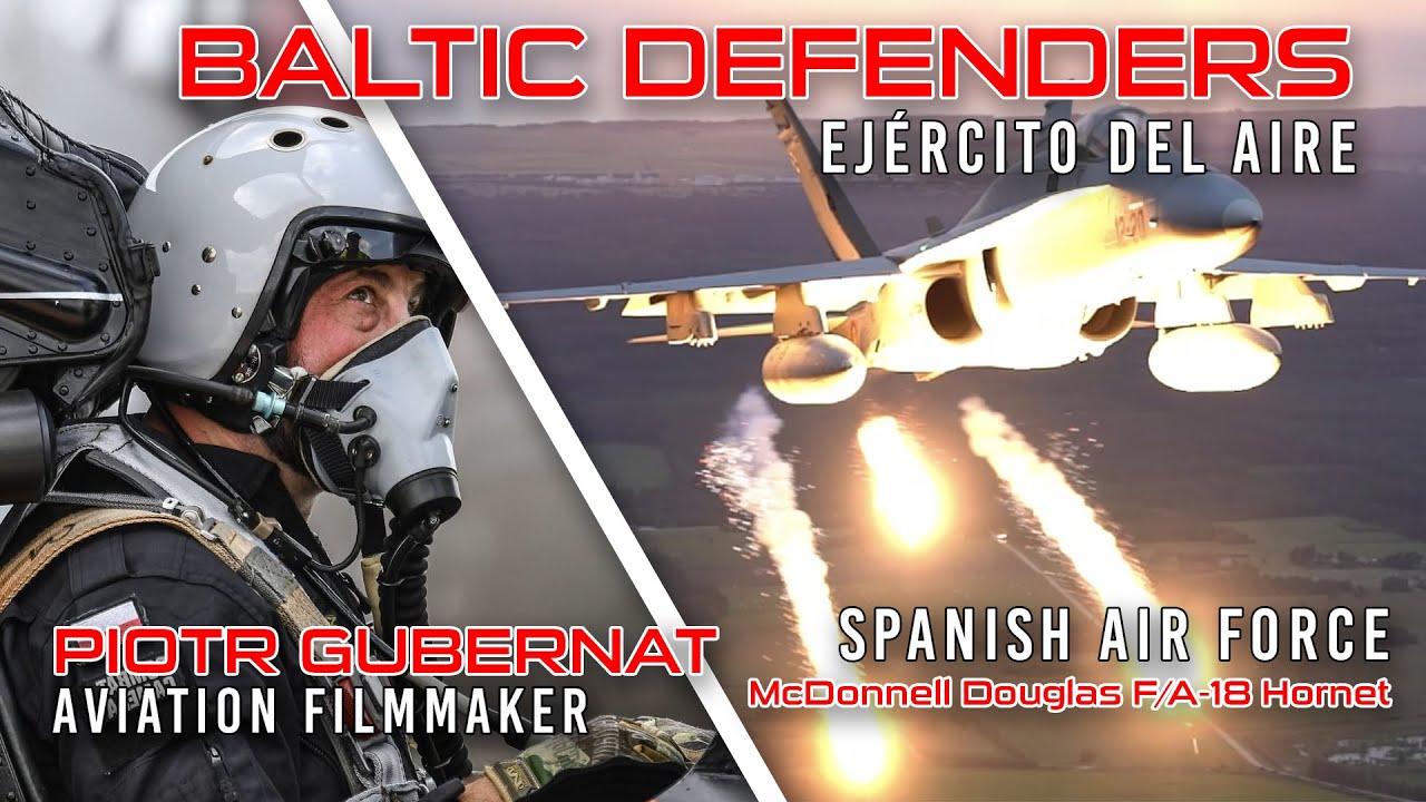 Spanish F-18's over the Baltic countries - Air Policing