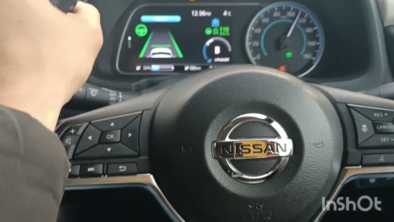 Nissan leaf ZE1 ProPilot на трассе