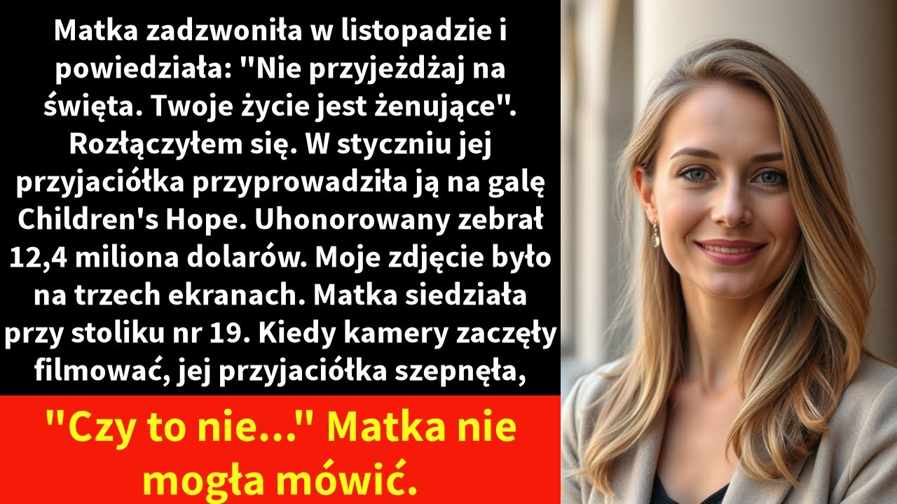 Matka zadzwoniła w listopadzie i powiedziała: 