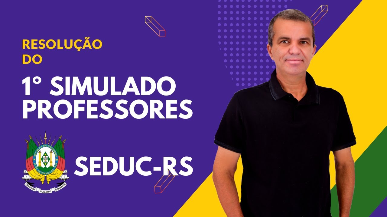 Professor do Estado RS: Resolução do 1° Simulado de Português